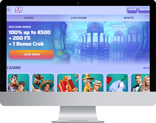 Spinrollz Casino on desktop